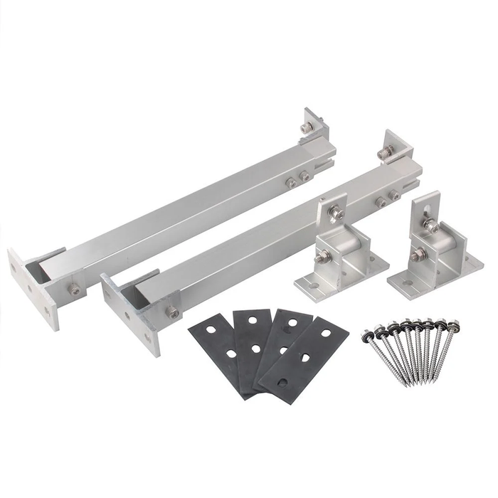 Solarmodulträger für Flachdachmontage Neigungsverstellbar 10°-60° - 0% MwSt (Angebot gemäß§12 Abs.3 UstG)