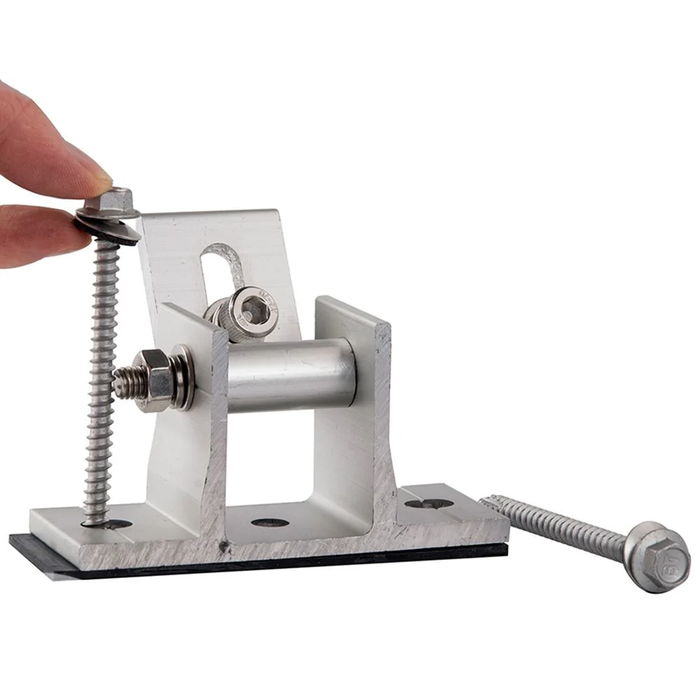 Solarmodulträger für Flachdachmontage Neigungsverstellbar 10°-60° - 0% MwSt (Angebot gemäß§12 Abs.3 UstG)