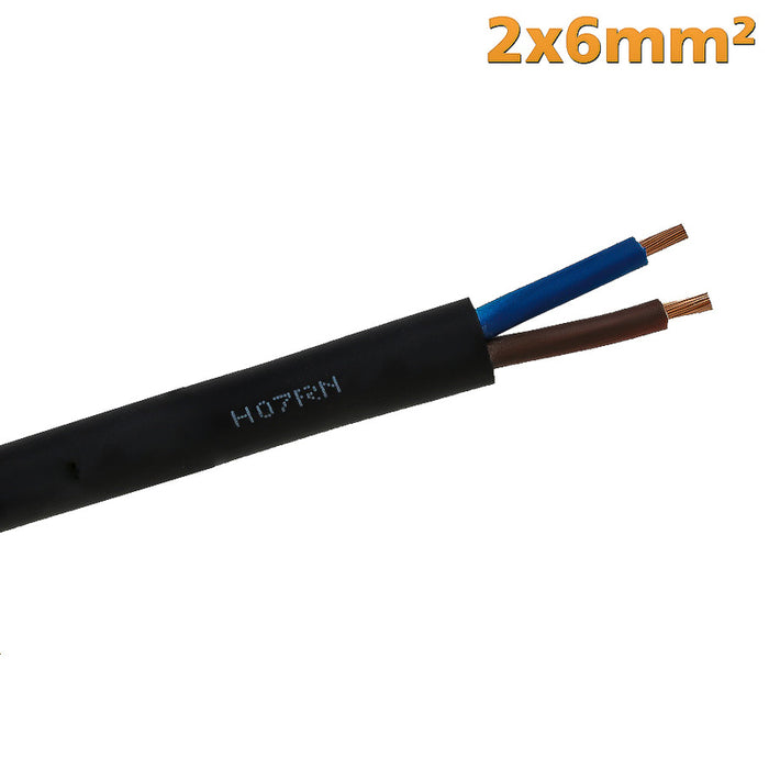 2x6mm² Solarkabel als lfm Meter