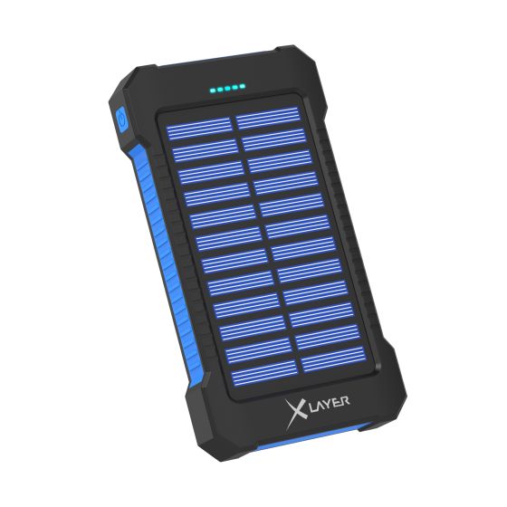 Powerbank PLUS Solar 8.000 mAh Black