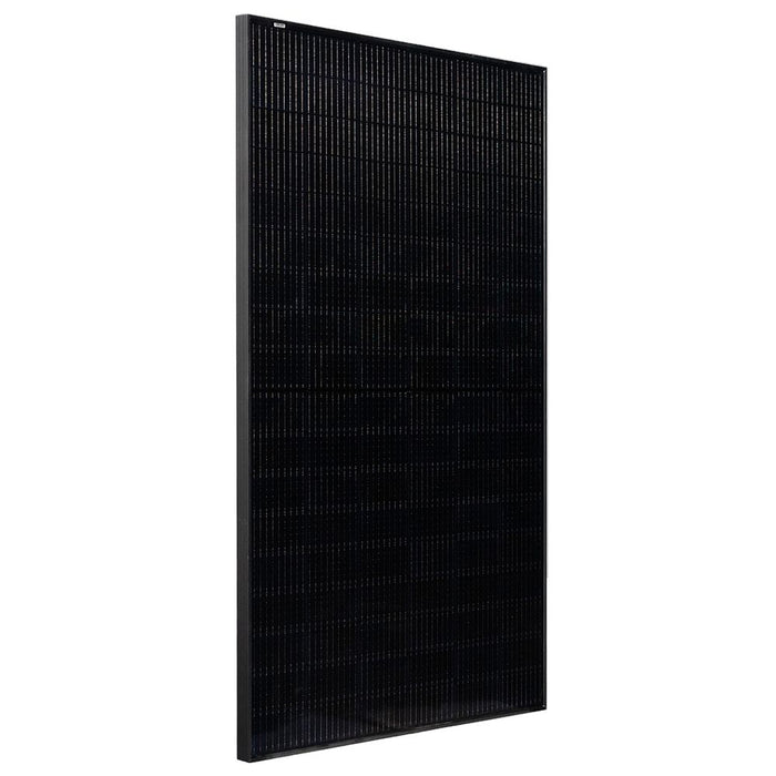 Solar-Direct 820W HM-600 Balkonkraftwerk Full Black Einspeisesteckdose - 5m Anschlusskabel – Montageset Flachdach