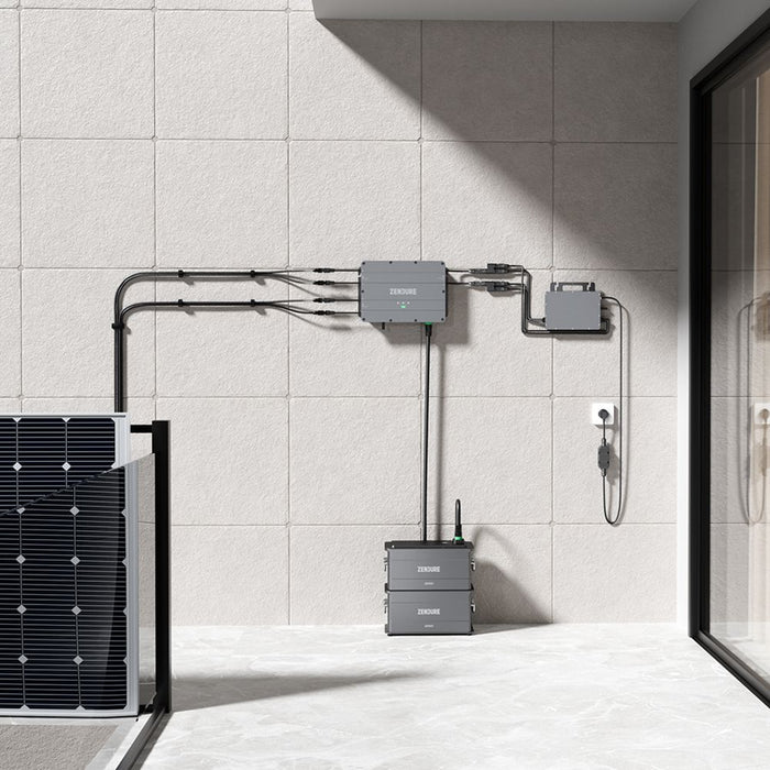 Zendure SolarFlow Set 1,92 kWh Smart PV Hub mit 2 x Akku —
