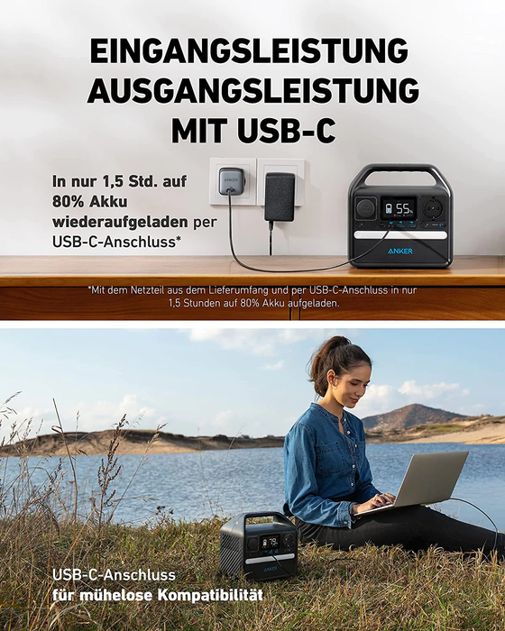 Anker SOLIX 521 Powerstation 256Wh | 200W