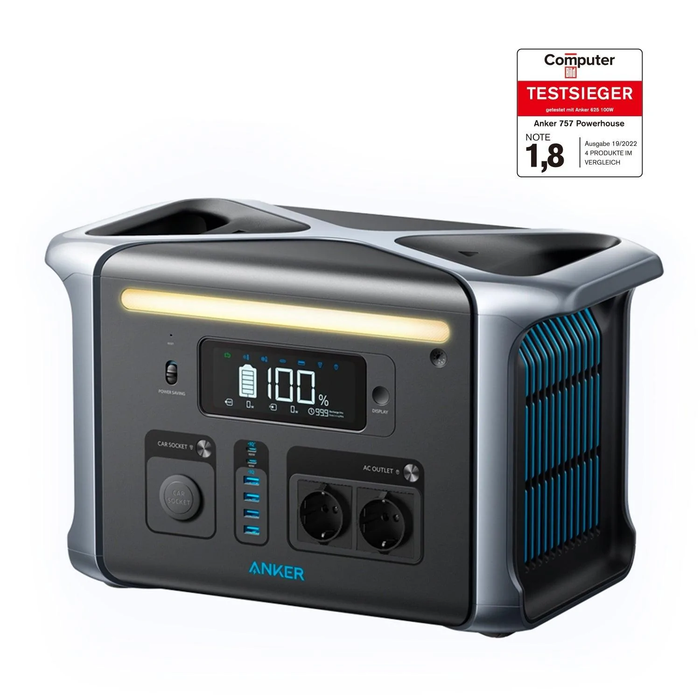Anker SOLIX 757 Powerstation F1200 1229Wh | 1500W