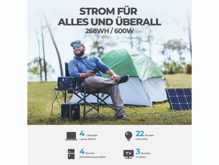 Bluetti Powerstation EB3A, 600 W