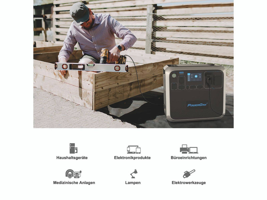 Bluetti Powerstation AC200P, 2000 W B-Ware