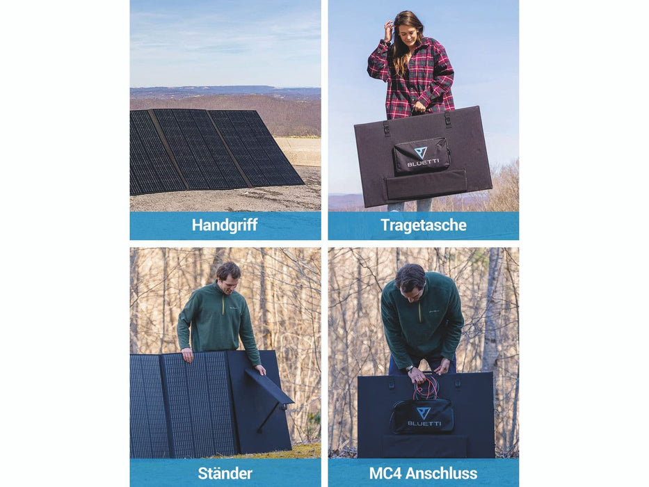 Bluetti PV350 Solar Panel 350W faltbares Solarmodul - 0% MwSt (Angebot gemäß§12 Abs.3 UstG)