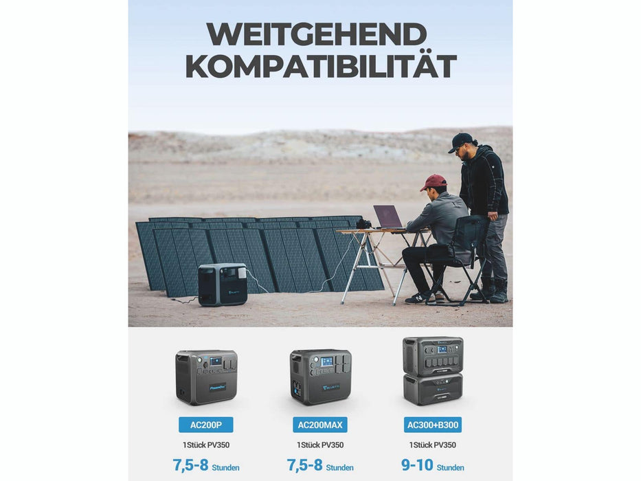 Bluetti PV350 Solar Panel 350W faltbares Solarmodul - 0% MwSt (Angebot gemäß§12 Abs.3 UstG)