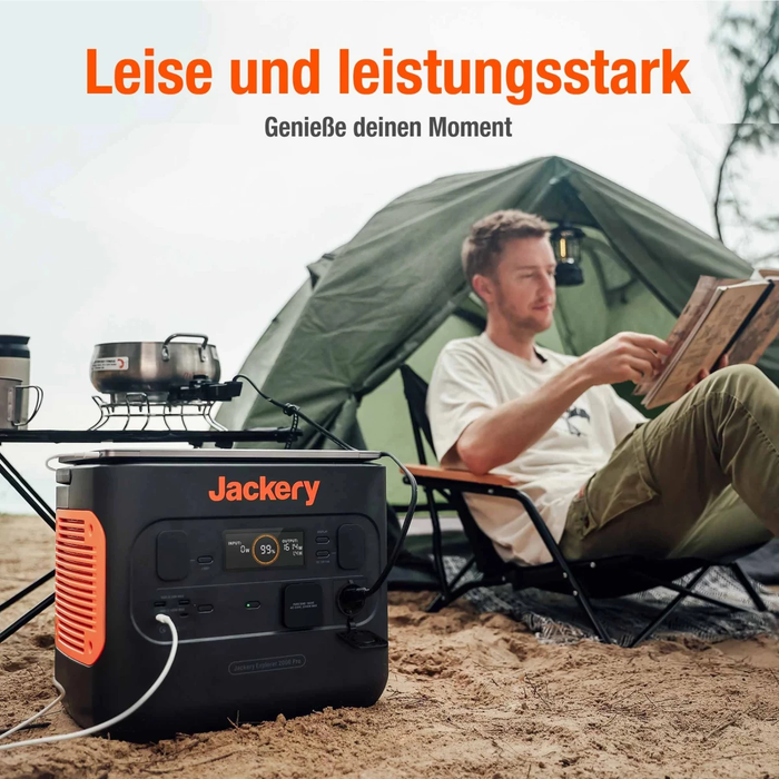 Jackery EXPLORER 2000 Pro Powerstation 2160 Wh - 0% MwSt (Angebot gemäß§12 Abs.3 UstG)