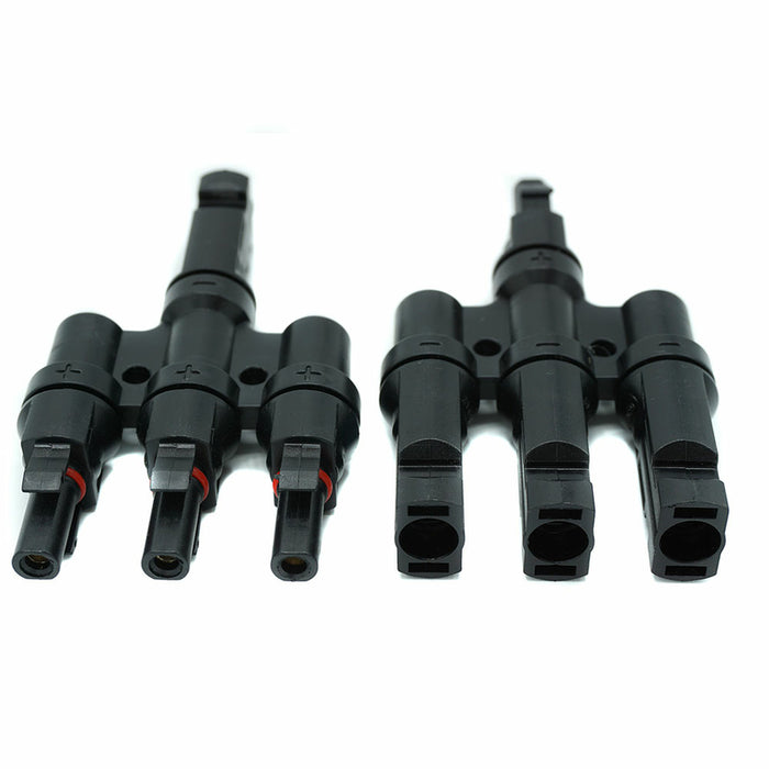WATTSTUNDE® MC4 T-Stecker Set MC4.3 Adapter