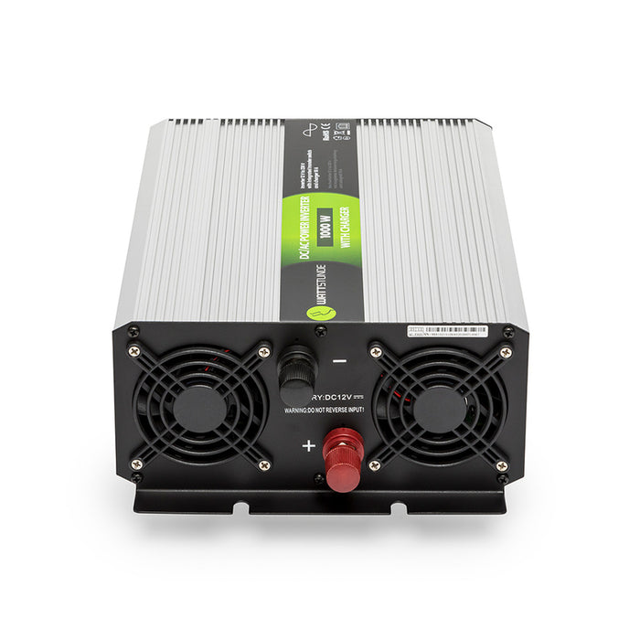 WATTSTUNDE® 1000W / 2000W 12V Sinus Spannungswandler WS12/1000NVS für Lithium Batterien