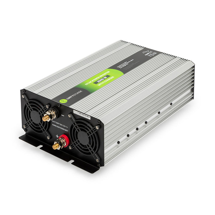 WATTSTUNDE® 2000W / 4000W 12V Sinus Spannungswandler WS12/2000NVS für Lithium Batterien